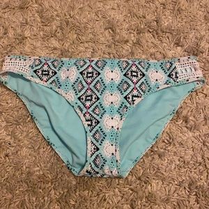 Xhileration Bikini Bottom w Lace Detail Sz XL